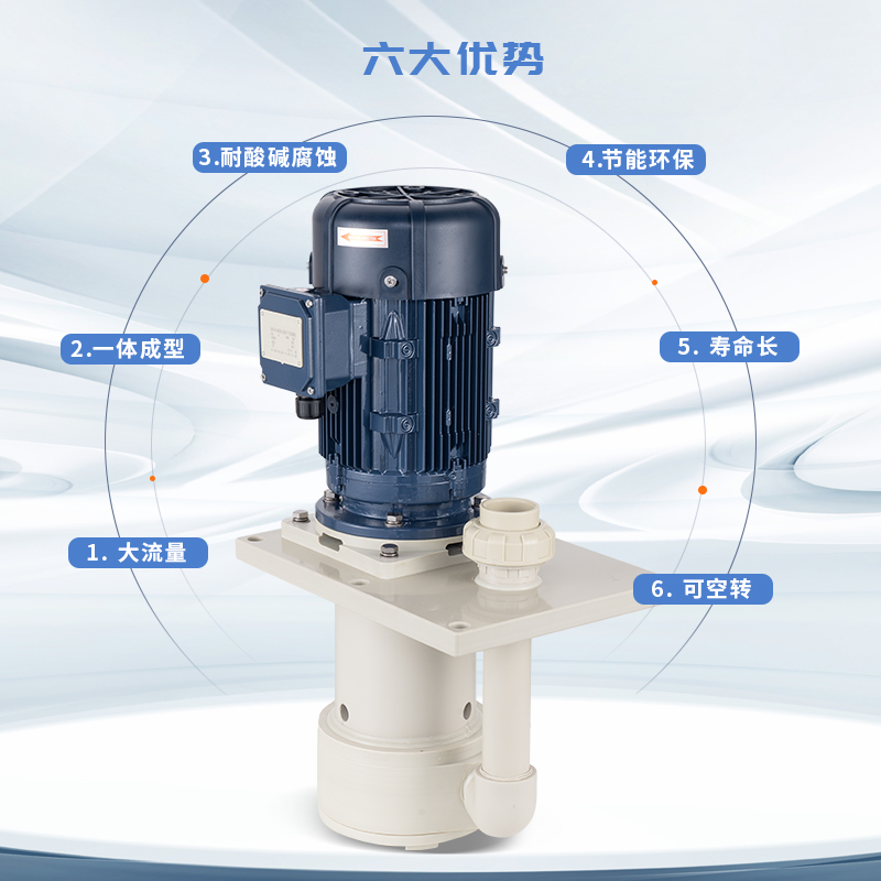 哪些措施增加氟塑料離心泵的工作效率?